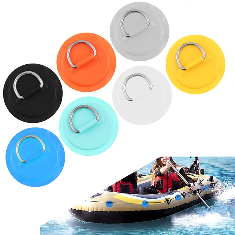 4pcs/Set D Shaped Ring Stainless Steel Kit Add To Isup Coil 316 PVC For Inflatable Boat Canoe Kayak Surfboard SUP Accessories