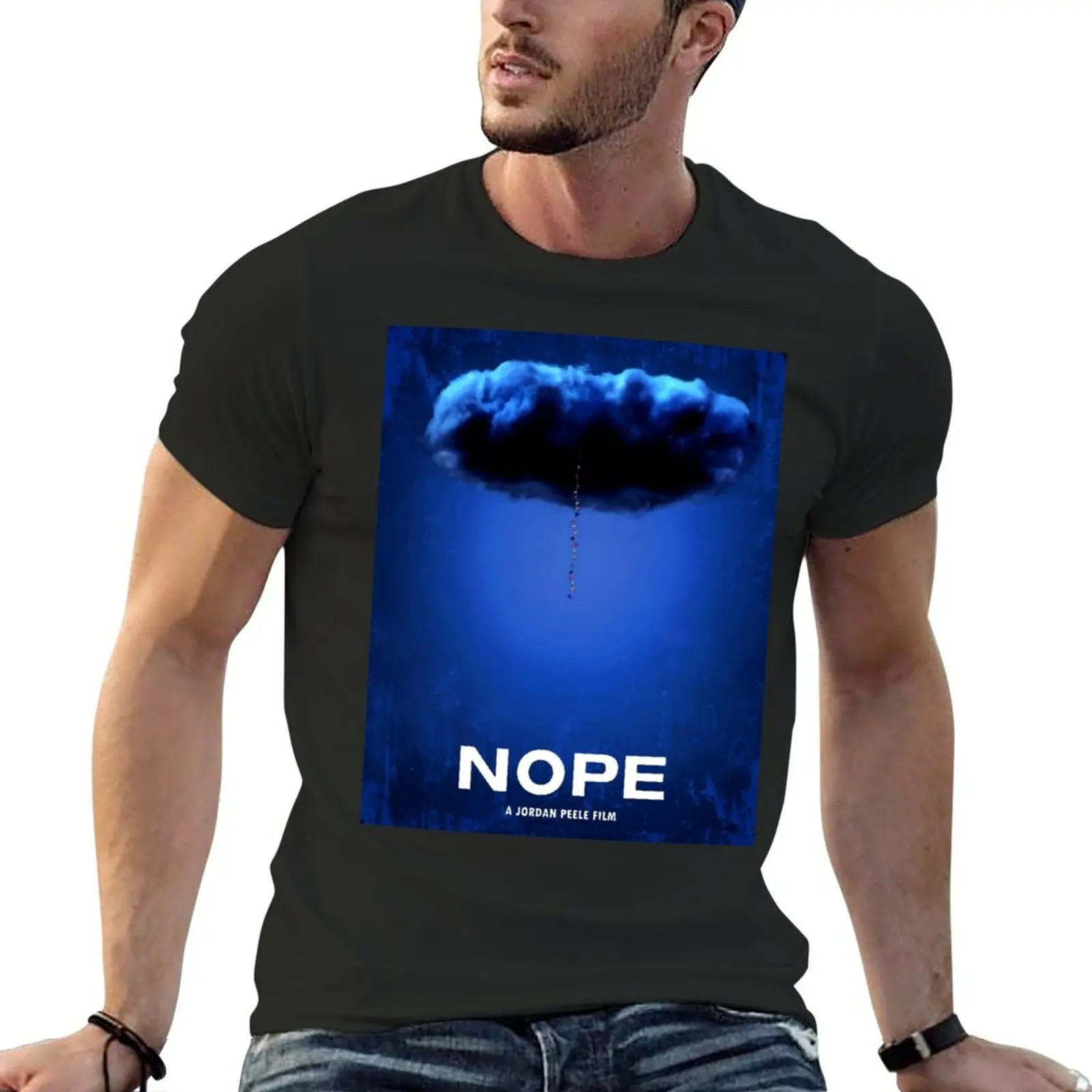 

nope movie T-Shirt plain t-shirt custom t shirts design your own cute clothes Tee shirt t shirt for men