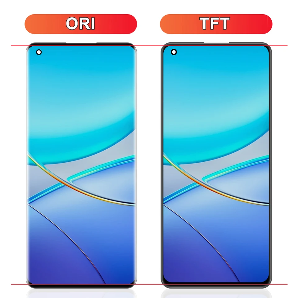 Ersatz für OnePlus Nord N10 5G LCD-Bildschirm mit Rahmen für One Plus N10 BE2029 BE2025 BE2026 BE2028 LCD Touchscreen Display Panel Digitizer Montage mit Reparaturset (mit Rahmen