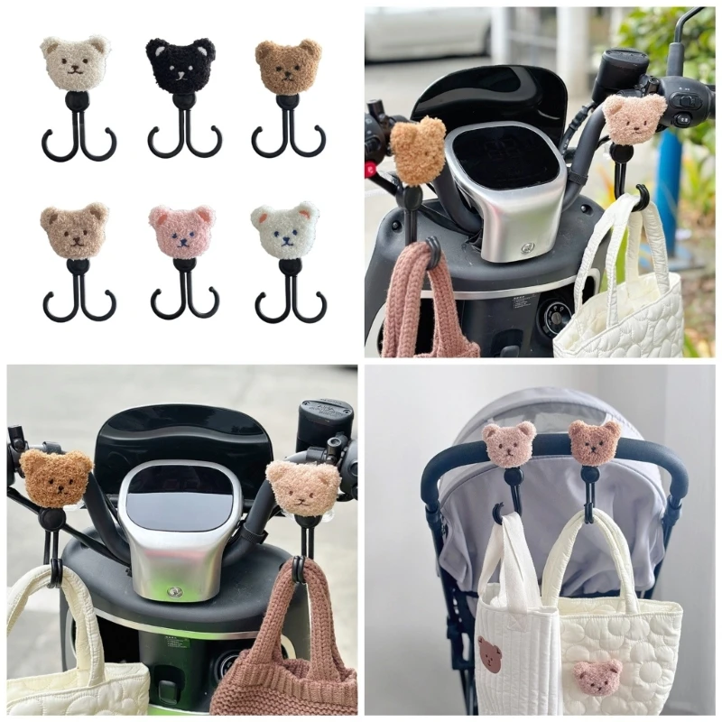 

Baby Stroller Double Hook Pram Storage Rack Cart Organiser Diaper Bag Hanger Child Boy Girls Travel Essential