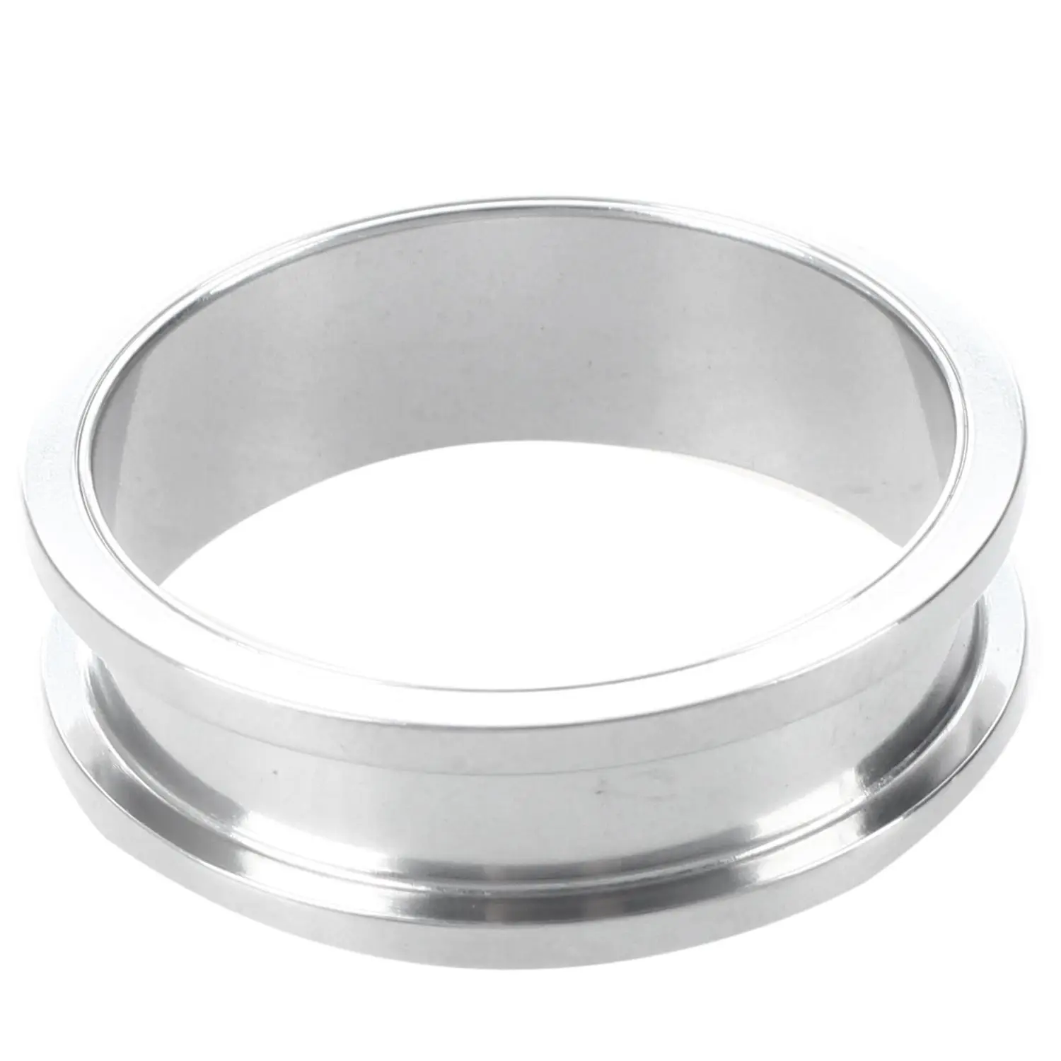 1 Pair Screw Fit Stainless steel Ear Plugs Rings Flesh Tunnels Piercing Jewelry Steel color, 22mm