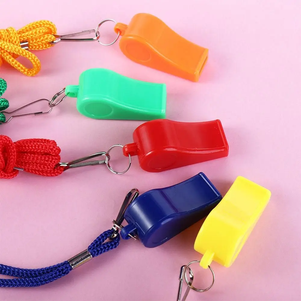 Professional Cheer Whistle Sports Football Basketball Referee Training Whistle Outdoor Survival With Lanyard Cheerleading Tool sport whistle soccer whistle