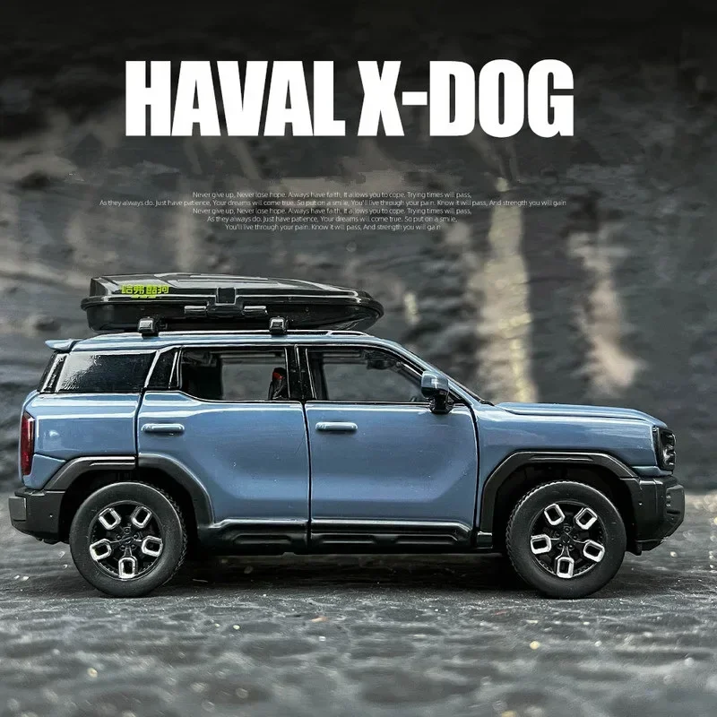 

1:32 Haval X-DOG SUV Alloy Car Model Diecast Metal Off-road Vehicle Car Model Simulation Sound and Light Collection Toy Gift