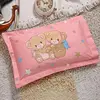 Baby Pillow Cartoon Children Pillows Feather Cotton Core+Pillowcase Infant Girls Boys 0-12 Years Old Toddler Breathable Soft 2