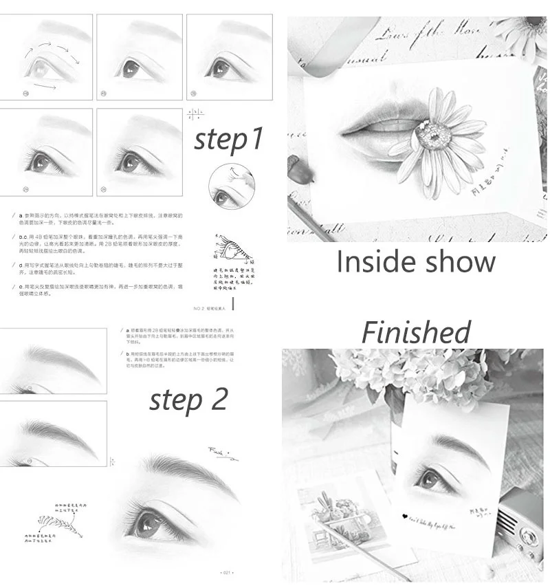 Zero-based self-study introductory tutorials drawing pencil sketch books  for adults - AliExpress