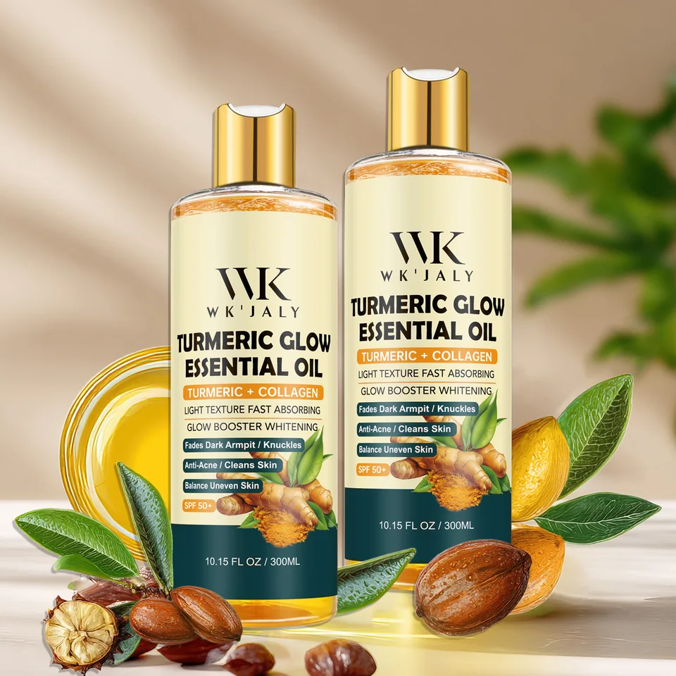 Turmeric Brightening Body Oil for Even Skin Tone