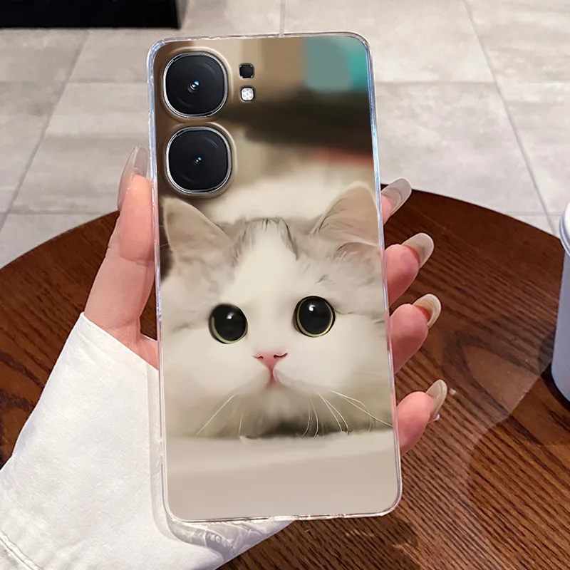 Clear Silicone Soft TPU Back Cover for Vivo IQOO Neo9 Series