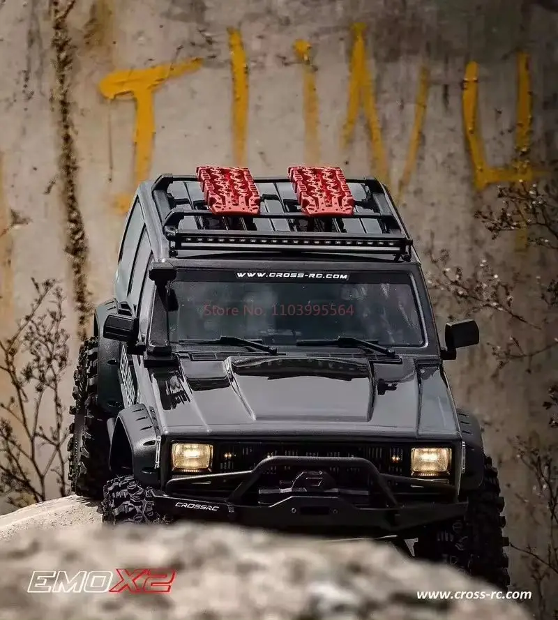 Crossrc1: 8new Remote Control Emo X2 Lion 1/8 Climbing Vehicle Off Road Rtr Differential Lock Dual Speed Door Bridge Wade Throat 6