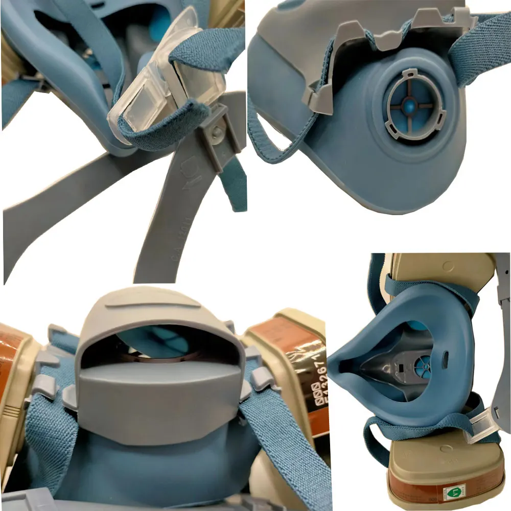 Masque Anti-Poussière Chantier Réutilisable 1 ou 11 Cartouches