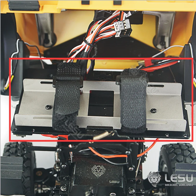 

LESU Metal Battery Box Battery Slots For DIY 1/14 Tamiyay RC Tractor Truck Dumper Outdoor Toys TH20601
