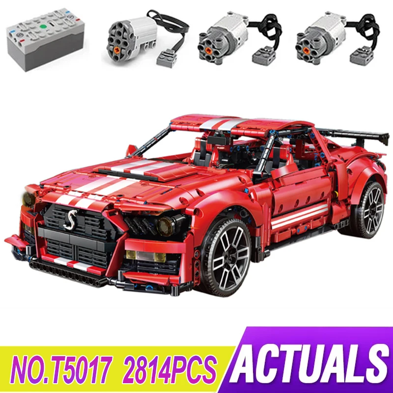 

Высокотехнологичные строительные блоки T5017 MOC в масштабе 1:10, суперспортивные шрамы, Детские кубики, игрушки, рождественские подарки для детей