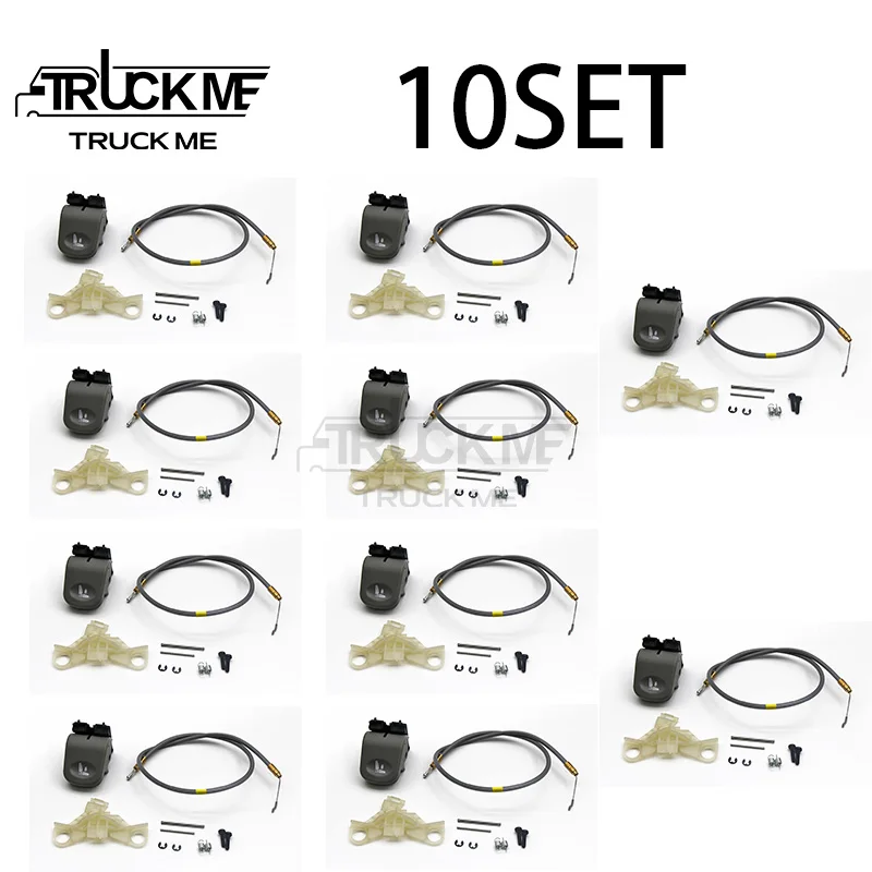 

10SET/BOX MAN Truck Seat Switch Kits 81623836124 81623856058 Adjustment Knob Damper for ISRI NTS1 6860 929527-43/00E
