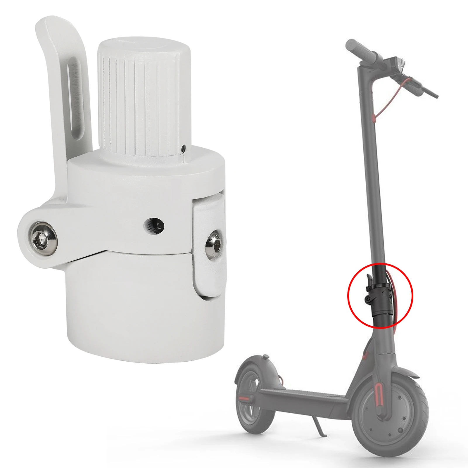 Foldable Solid Metal Base for Electric Scooter Pole