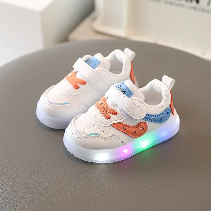 Child Shoe Boys Girl Led Light Sneakers Glowing Shoe Kids Soft Soled Breathable Casual shoes Infant Toddler Baby Shoes Tenis sports shoes baby shoes kids sneakers kids shoes kids sports shoes