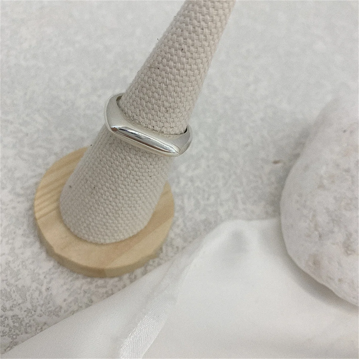 Simple Silver Color Irregular Finger Rings For Women Girls Geometric Multilayer Line Open Rings Exaggerated Bijoux Jewelry Gifts silver ring