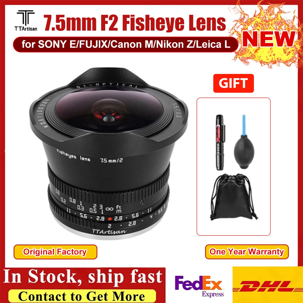 TTArtisan F2 APS-C Wide Angle Fisheye Lens for SONY E