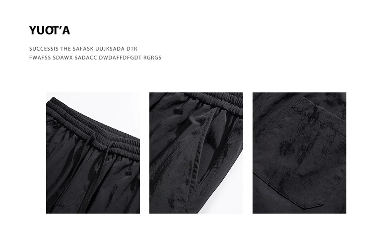 Description Picture 3 of itemautumn slim casual pants men's trendy loose elastic workwear pants men's versatile leggings men's