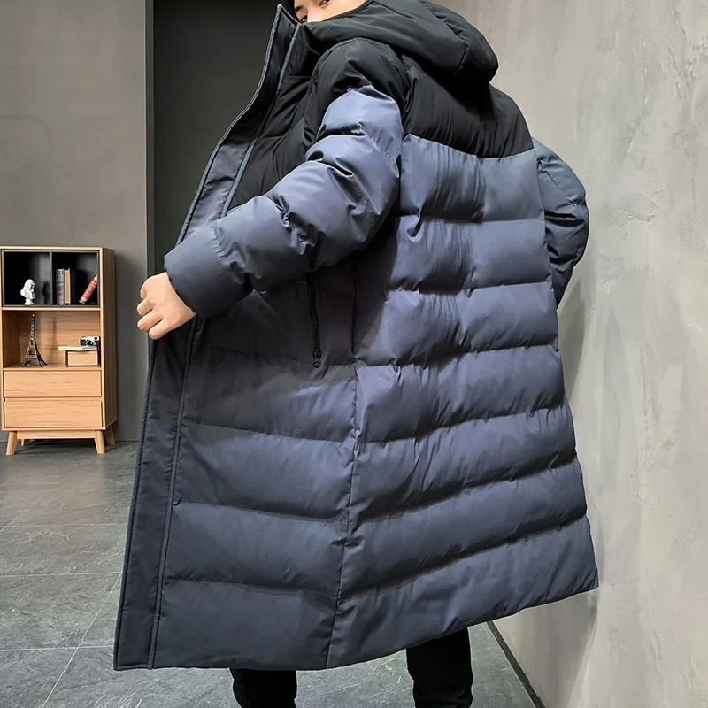 Hooded Casual Long Thicken Outwear Parkas Jacket parka coat parkas coat Men Winter Windbreaker Coats Male Clothing Long Jacket