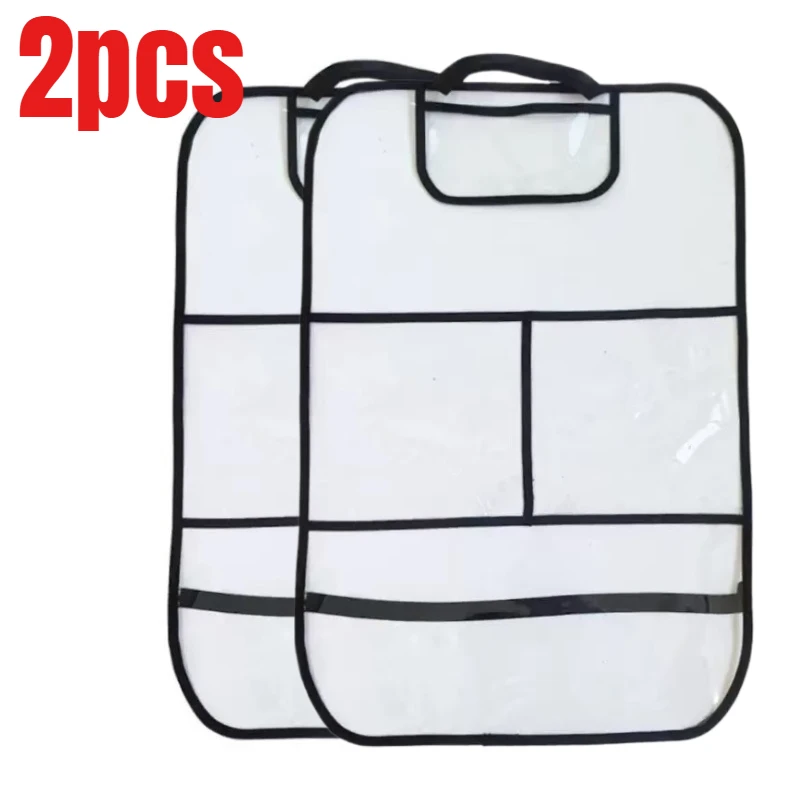 Protective Car Seat Back Cover for Kids - Kick Mat and Dirt Shield Accessory