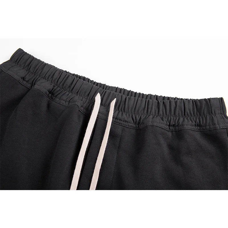 Rick DRK Summer Men Harlan Elastic Waist Shorts Cotton Shorts Men's Shorts SHDW Streetwear Trend Pants for Men