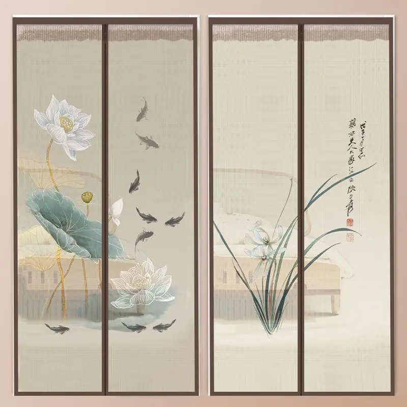 Summer Magnetic Screen Door Curtain Anti Mosquito Net Insect Fly Bug Curtains Automatic Closing Mesh Anti Mosquito Door Curtain