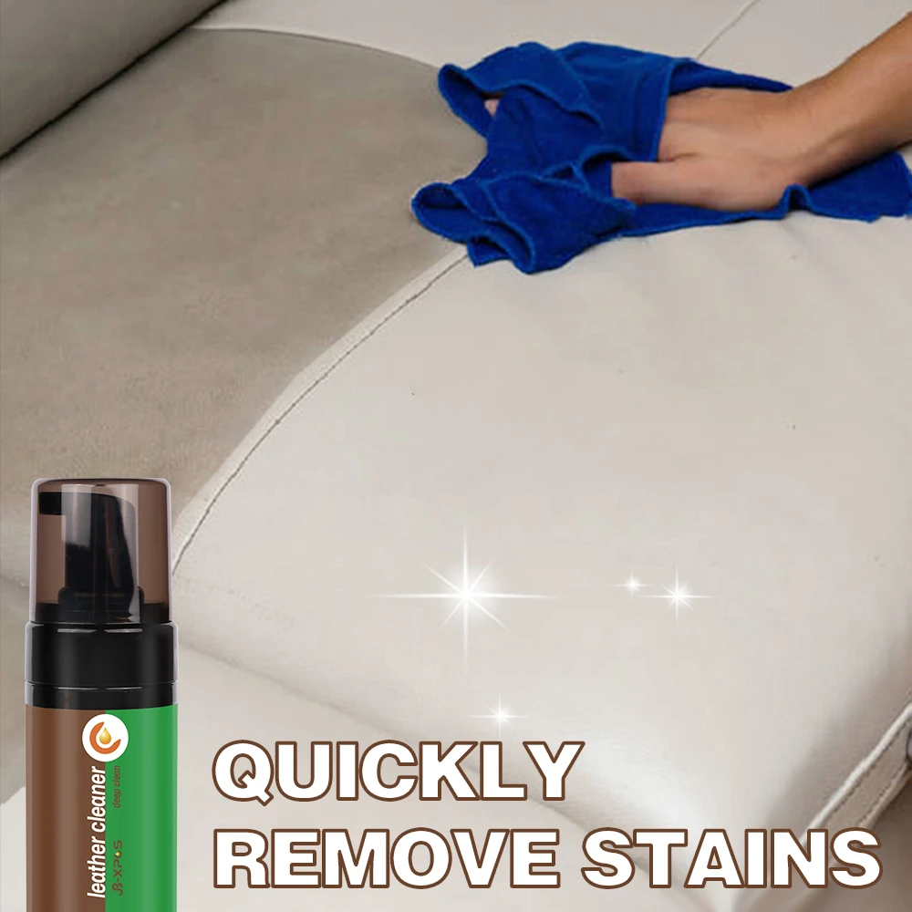 Leather Cleaner Foam Great for Sofa,Boots, Handbags, Car Interior Seat