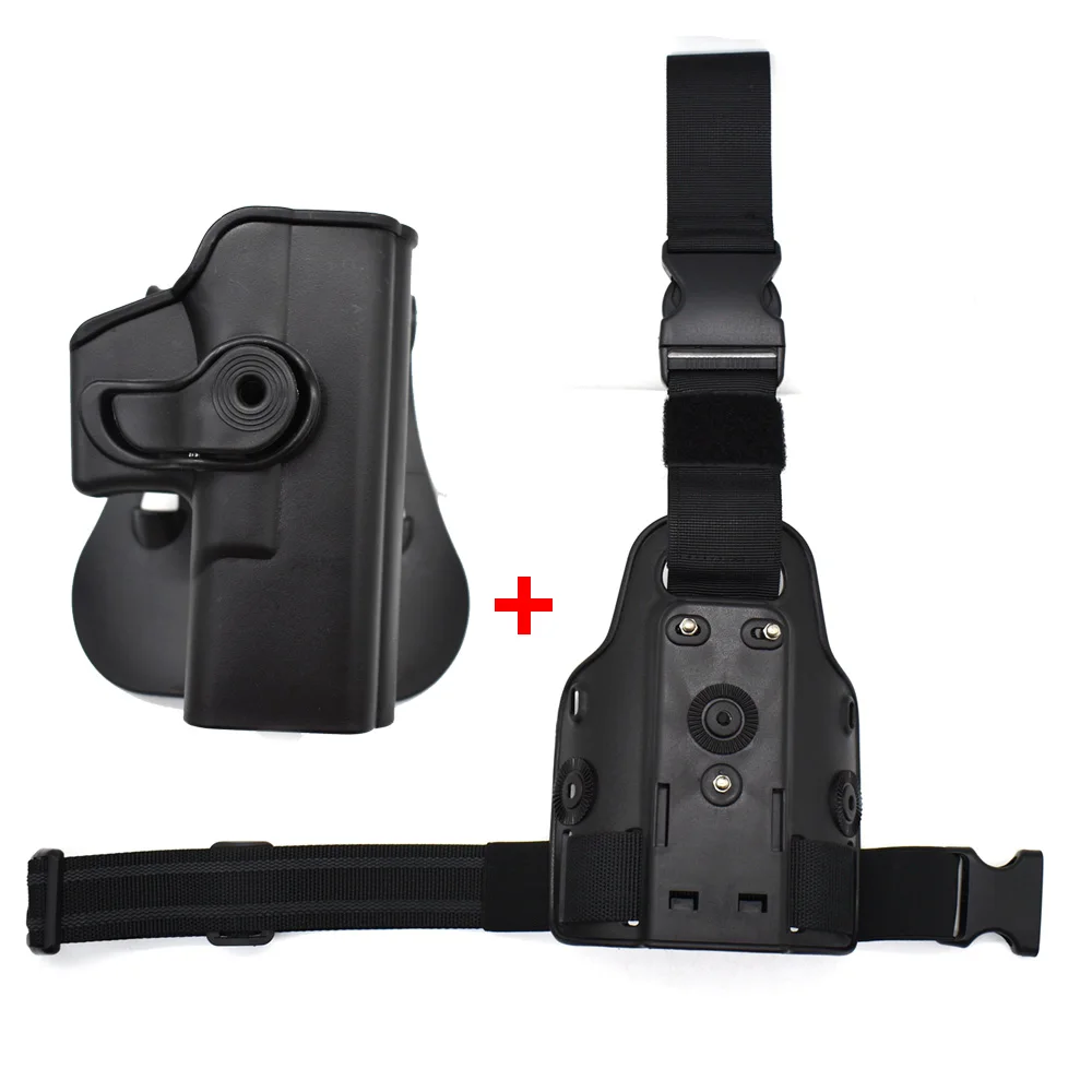 Jagd-Beinholster Pistolen-Oberschenkelholster für GL 17 19, Betta M9 92 96, Colt 1911, Betta PX4 Storm – Detail 2