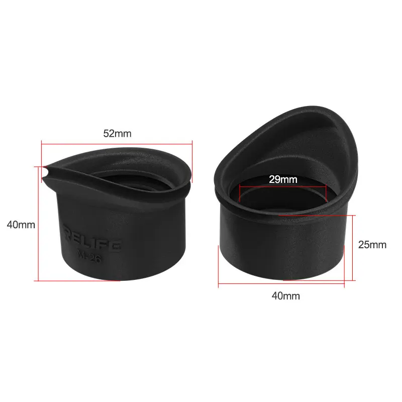 Eye Protector Cups RELIFE M-26 3D Goggles Rubber Eyepiece Cover Guards Binocular Biological Stereo Microscope Telescope Monocular Binoculars