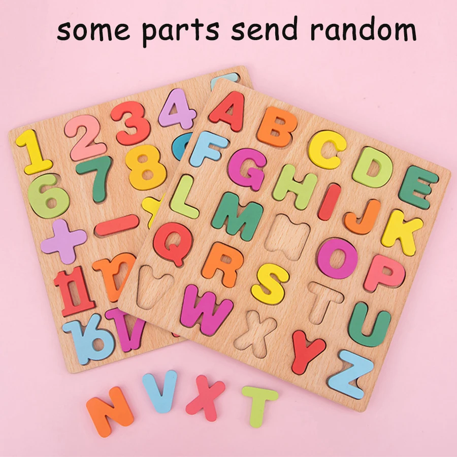 Wooden Alphabet Number Puzzle 5