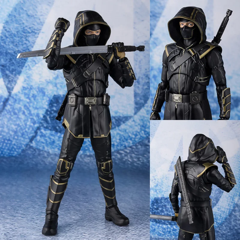 thumbnail image 1 of Figura de acción de Hawkeye de Avengers: Endgame, muñeco coleccionable de Marvel, modelo móvil SHF, juguetes, 1 of 4