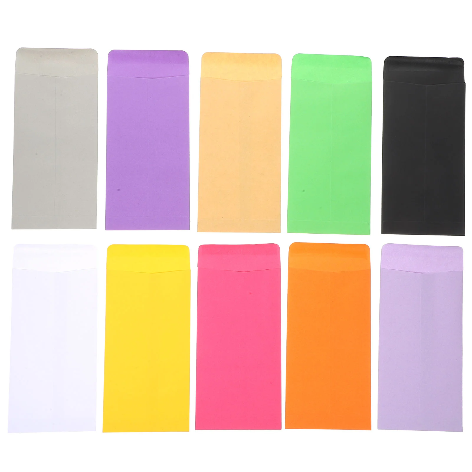 

120 Pcs Gift Bags Pockets Classroom Money Envelopes Cash Paper Saving Library Card Small Tip