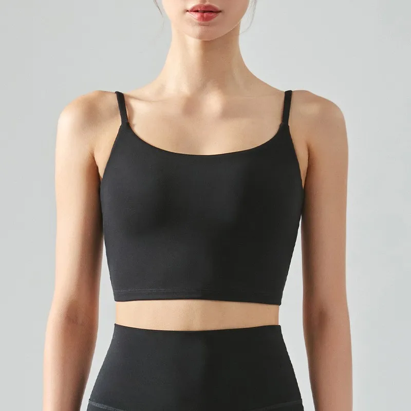Womens Push Up Sports Bra - Breathable Fitness Vest for Gym  Yoga