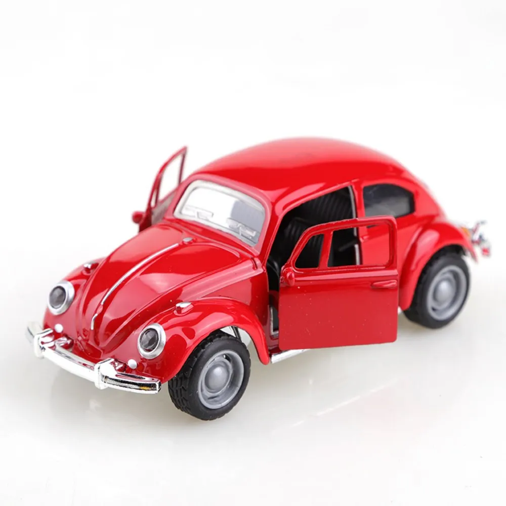 Exquisite Retro Beetle Alloy Car Toy for Decoration and Display