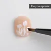 1Pc Nail Art Brushes Japanese Painting Pen Petal Butterfly Nail Art Design Pen Painting Tools Liner Gel Polish Drawing Brush 3
