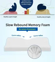 1 pc Memory Foam Bed Orthopedic Pillow Neck Protection Slow Rebound Memory Pillow Butterfly Shaped Health Cervical Neck 11