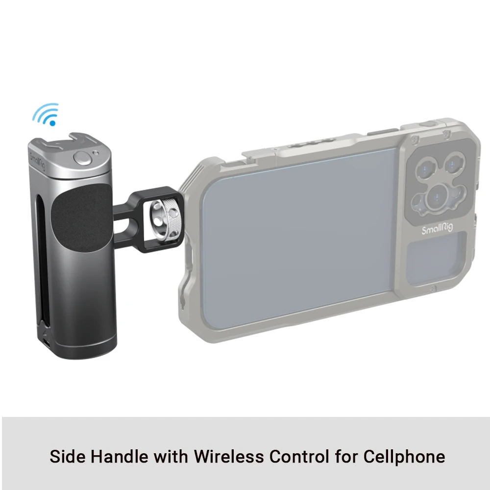 SmallRigスマホ用ケージ　ハンドル付き Amazon.co.jp: SmallRig ワイヤレスコントロールサイドハンドル