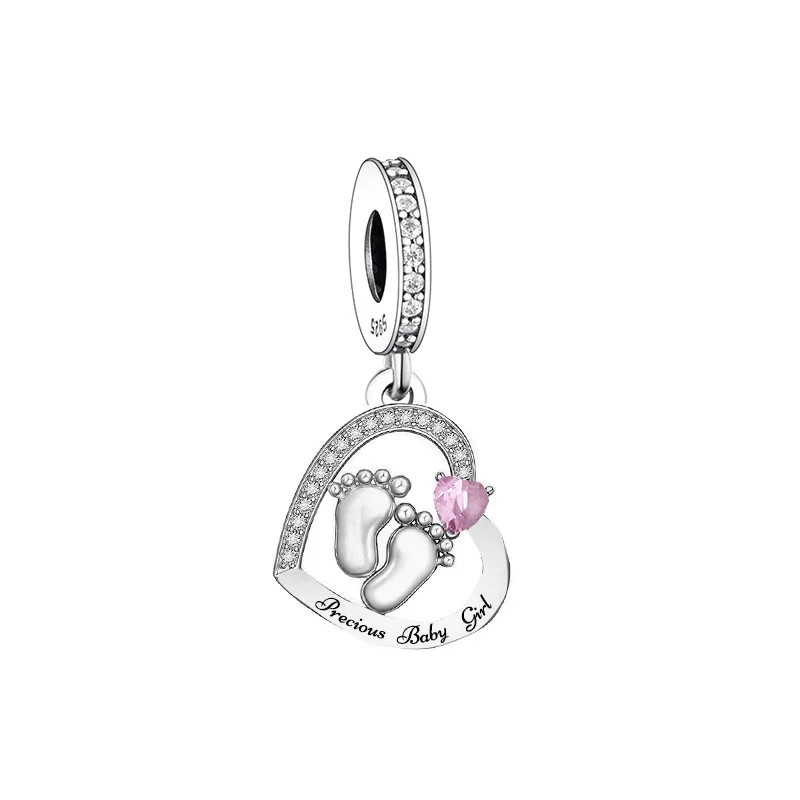 925 Silver Charm Bracelet Bead for Making Mother's Day Berloque