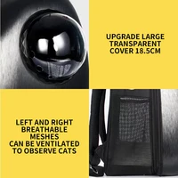 Pet Cat Backpack Breathable Cat Outdoor Travel Carrier Bag Space Capsule Cage Portable Cat Package Travel