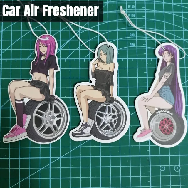 JDM Anime Girl Car Air Freshener The Car Freshener