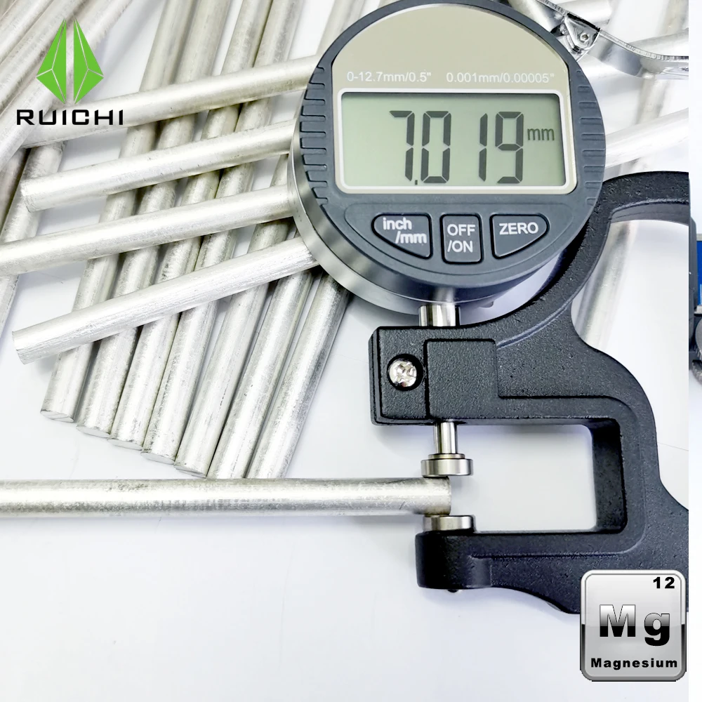 High pure 99.95% magnesium Rods magnesium metals sticks Outdoor help to burn pure rod 15pcs welding rods tin solder rod carbon arc rods titanium rod