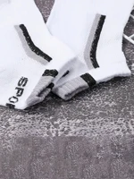 30 paires de chaussettes en maille pour hommes, courtes et décontractées, respirantes, bloc de couleur, chaussettes de sport, absorbent la sueur de la cheville 4