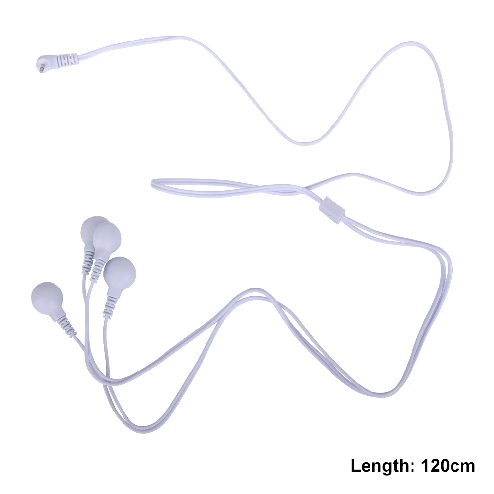 2.5mm Electrode Cable Line for Tens Acupuncture Therapy Massager Nerve Muscle Stimulator Electrode Cable Line Connector Wire For electrode lead wires