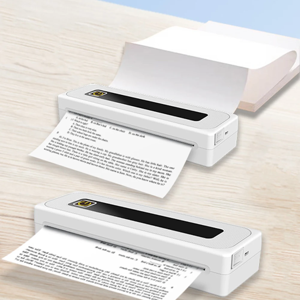 무선 BT 200dpi 휴대용 열전사 프린터, BT 스티커 프린터, 내장 1000mAh 배터리, 저널 사진 노트, 어린이 선물