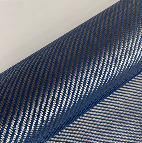 Enhanced Carbon Aramid Fiber Hybrid Fabric Cloth in Twill/Plain Weave Design