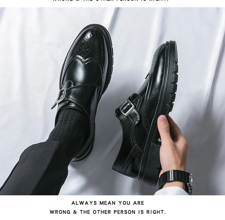 أحذية رسمية أنيقة للرجال، أحذية جلدية عصرية للأعمال والمناسبات الاجتماعية، أحذية جلدية رجالية عالية الجودة