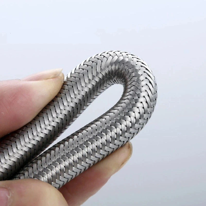 plumbing hose,water pipe,plumbing supply hose 1/2 Inch Hot and Cold Water Faucet Inlet Hose 304 Stainless Steel Faucet Braided Water Pipe Heater Metal Hose