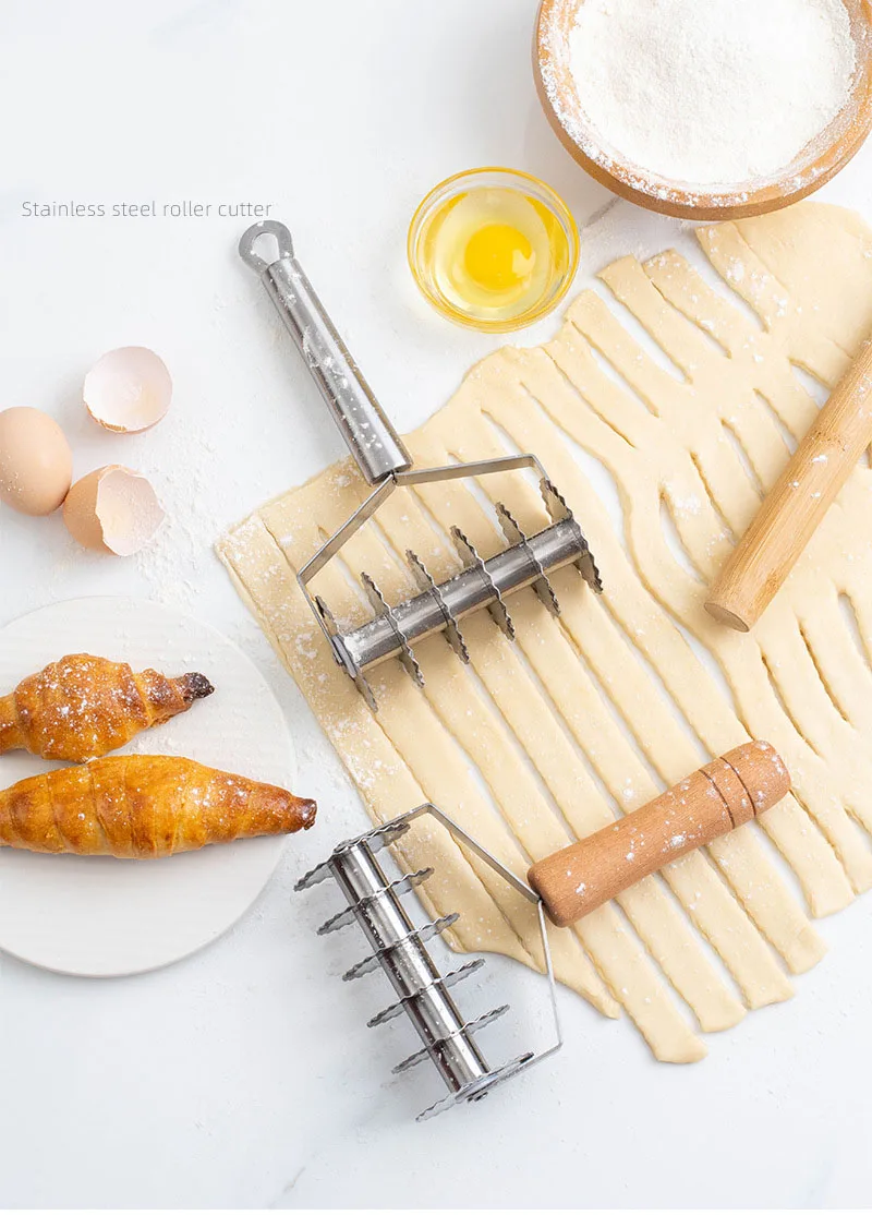 Description Picture 2 of itemManual Noodle Cutter Stainless Steel Roller Noodle Maker Fast Food Noodles Dough Rolling Machine Pasta Tools Gadgets For Kitchen