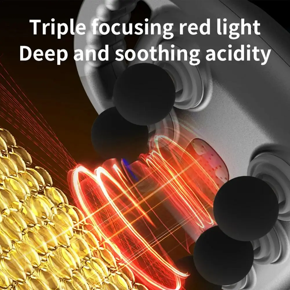 Deep Tissue Massager 6-Heads Percussion Muscle Massager Compact Sports Portable Massager For Athletes Led Display Professional 9