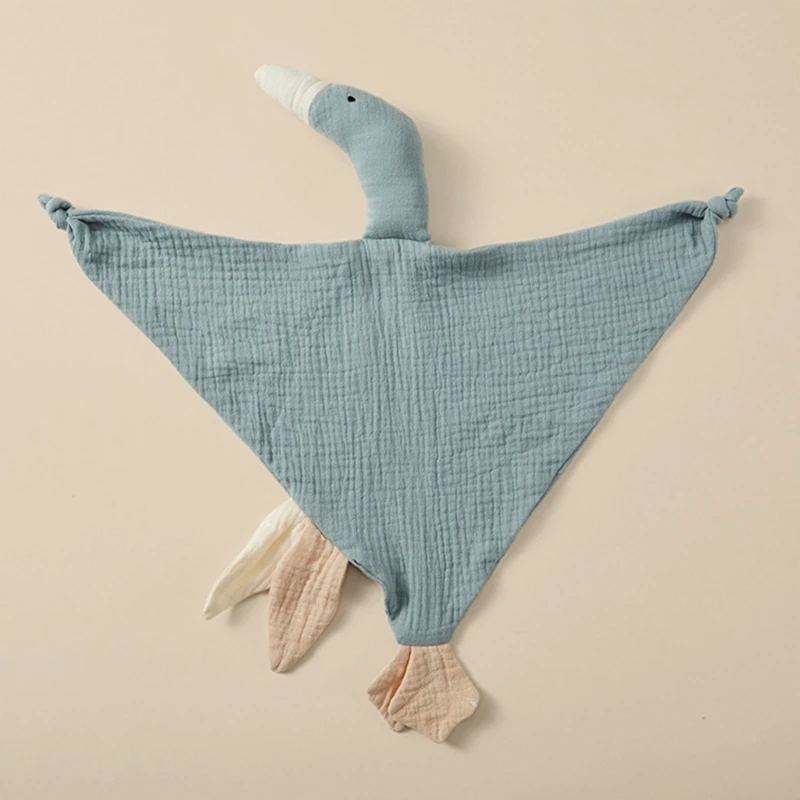 Baby Comforter Toy for Newborn Cotton Muslin Comforter Blanket Baby Sleep Soothe Burp Cloths Gauze Towel Little Puppet