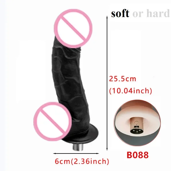 Soft Silicone Anal Dildos with 3XLR Connerect for Automatic Sex Machine Adult Love Machine Accessories for Women Couple Sex Toys